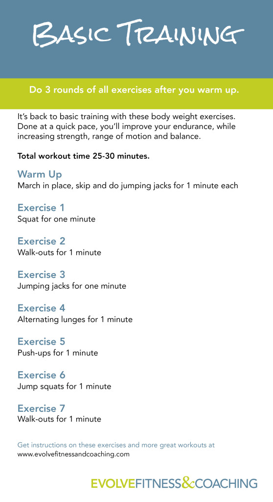 Basic Training Workout